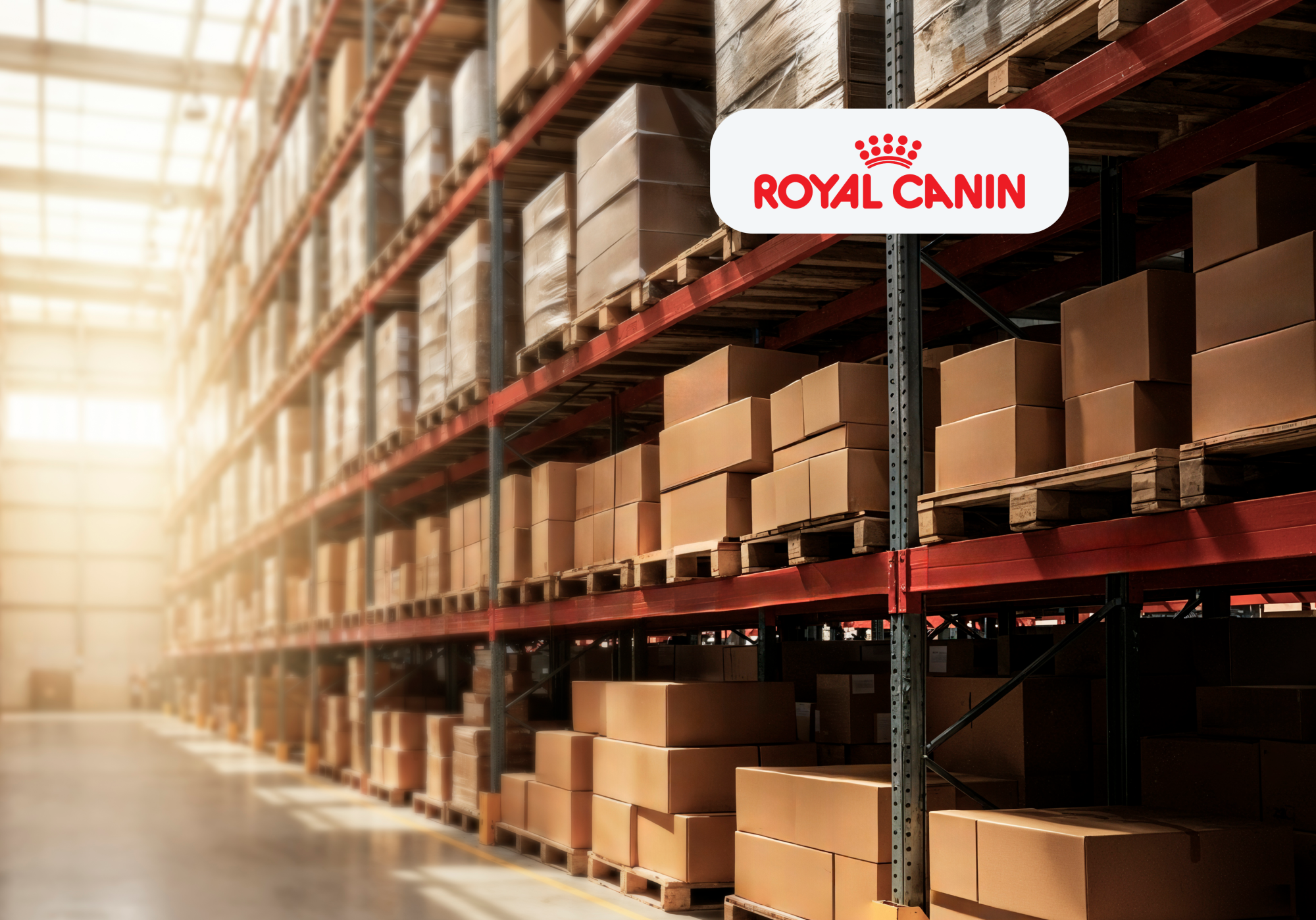 Recuperação de Porta-paletes com peças descontinuadas: um caso na Royal Canin